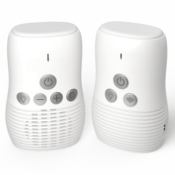 Youha audio babyfoon met ouderunit, helder geluid en betrouwbare draadloze verbinding tot 280 meter, ideaal voor het monitoren van je baby.