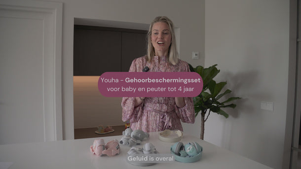Gehoorsbescherming set voor baby en peuter, handig om te bouwen en langere tijd te gebruiken voor het beschermen van je kind zijn oren.